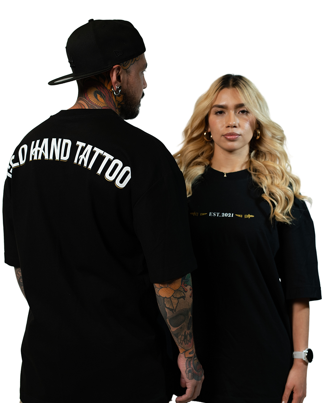camiseta Gold Hand Tattoo 1